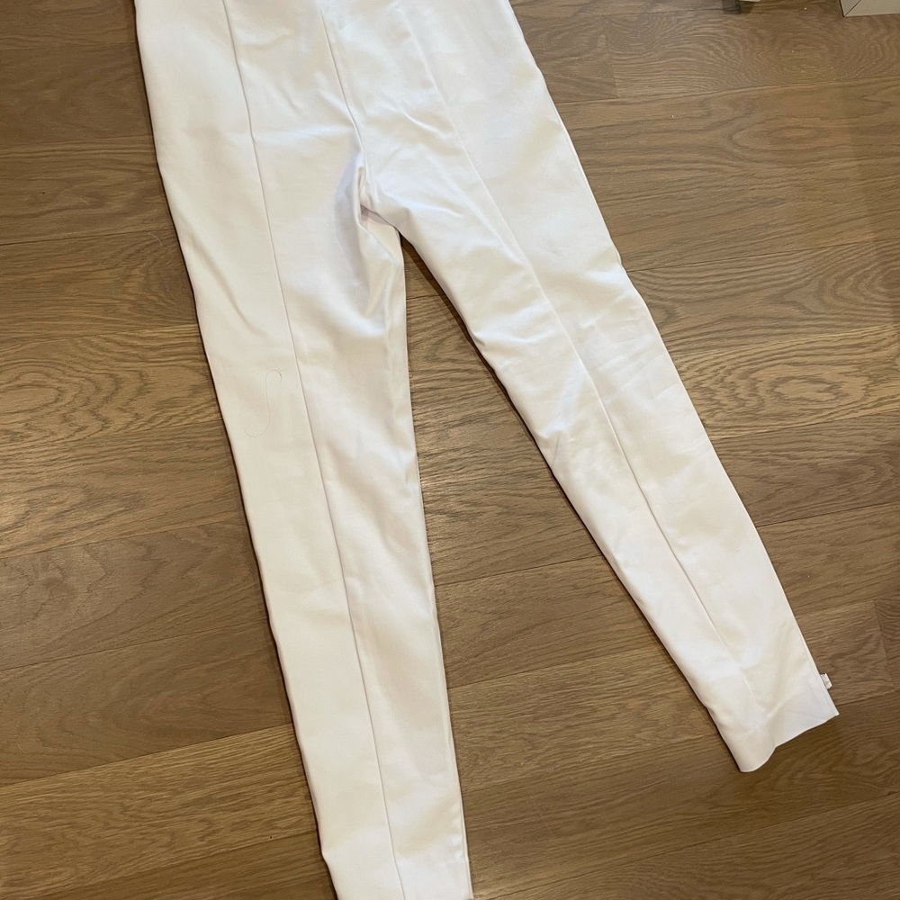 Lilly Pulitzer white side zip pants size 8